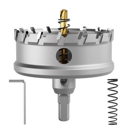 CSOOM Upgrade high-performance carbide hole saw, TCT hole cutter. Stainless steel and metal mesh are the ideal choice (90 mm)
