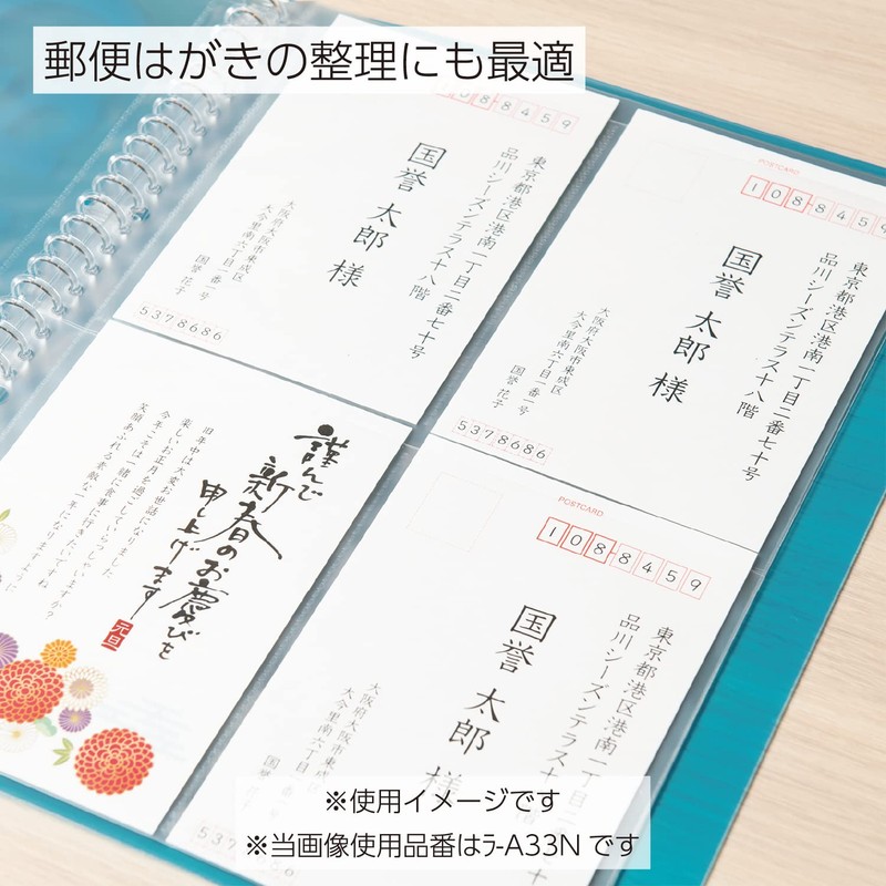 Kokuyo Ra-A21N Parent Pocket File Replacement Paper, 1 Pocket, A4,