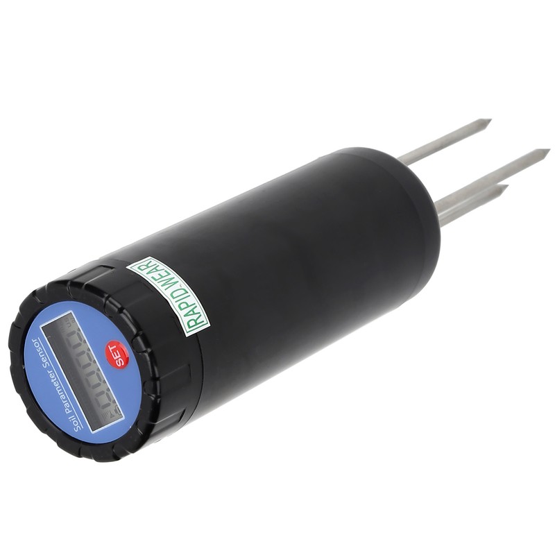 3‑Probe Soil Temperature Tester Portable Soil Humidity Conductivity Meter Garden