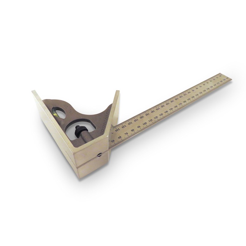 LaSquare 300 mm Metric Machinist Combination Square, Saddle Square, Stainless