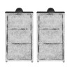 FKBYM 2 Pack Carbon Cartridge Replacement Insert for Aquatop Pisces