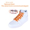 TOOSOFt 6 Pairs Elastic Shoelaces Metal Capsule Shoelaces Without Tying