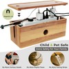 Acacia Wood Cord Organizer, Large Cable Management Solution, for Power