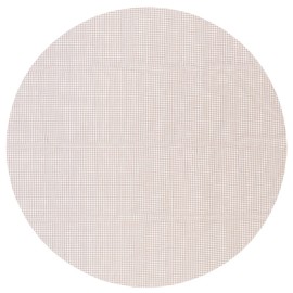 HomeRoots 8' Round Brown Non Slip Indoor Outdoor Rug Pad