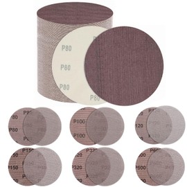 30 PCS Mesh Sanding Discs, 125mm Mesh Hook And Loop Sanding Pads 80 100 120 150 320 600 Assort Grit Dust Free Anti-Blocking Mesh Sheet for Car Wood Furniture Floor Sanding Orbital Sander