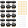 Pack of 12 5 ml cosmetic jars lip balm jars