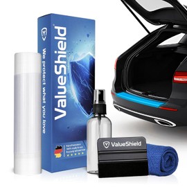 ValueShield Perfect Fit Boot Sill Protector Suitable for Nissan Qashqai J12 2021-2029 (5-Door SUV): High-Performance Paint Protection Film & Scratch Protection for Boot, Bumper, Sill | Transparent