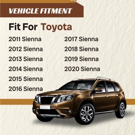 Chassora K750574 2PC Front Stabilizer Sway Bar End Link Fit for Toyota 2011 2012 2013 2014 2015 2016 2017 2018 2019 2020 Sienna