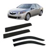 WGGDRAQQ 4Pcs Set Tape-On Rain Guards Window Visors for Acura