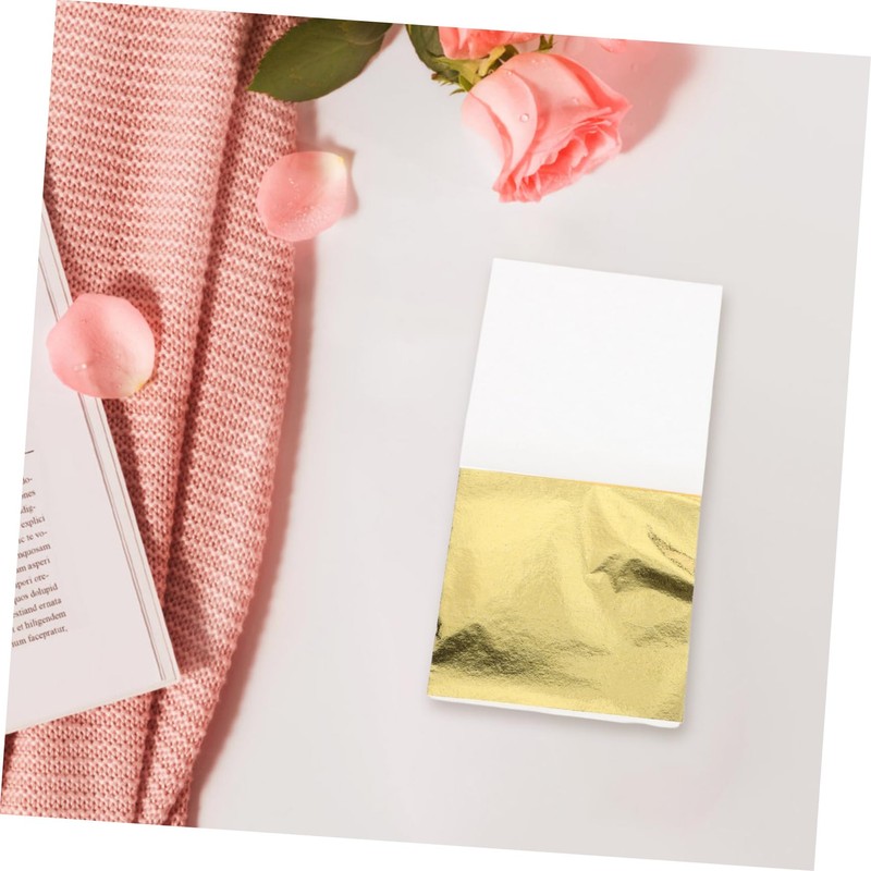 TEHAUX Gold Foil Paper Sheets 400pcs Multi-Purpose for Crafts Decorations