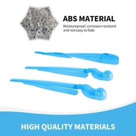 RAZPOY JL Front & Rear Window Wiper Blades Trim, Windshield Wiper Blade Cover Compatible with 2018-2023 Jeep Wrangler JL JLU & Gladiator JT, Light Blue