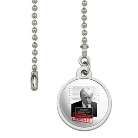 Trump Mugshot Guilty Ceiling Fan and Light Pull Chain
