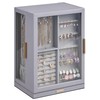 Glimmloop 360° Rotating Jewelry Box with 7 Drawers, Spacious Vertical