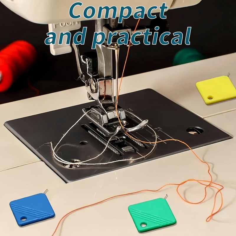 20pcs Automatic Needle Threader,Square Needle Threaders,Sewing Machine Needle Threader,Simple Needle