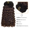 Kinky Curly Hair Extension Clip in Human Hair Extensions 10-22