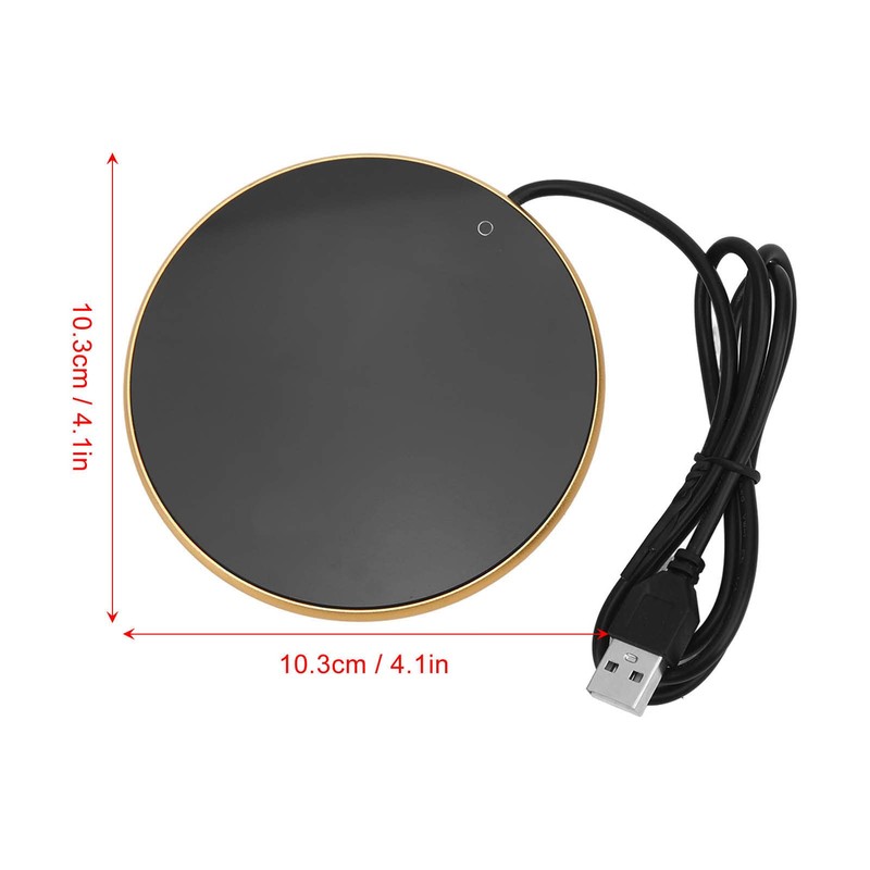 USB Cup Warmer, Desk Cup Warmer with Smart Touch Switch