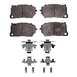 Dynamic Friction Company 5000 Advanced Brake Pads - Low Metallic and Hardware Kit