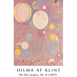 Hilma Af Klint Postcard: No. 8 from The Ten Largest series, 1907,  4 x 6 in.