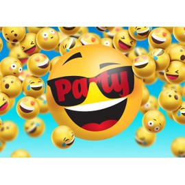 Friendly Fox Smiley Face Invitation - 12 Smiley Invitation Cards Children's Birthday Boy Girl - Cool Party Invitation for Kids