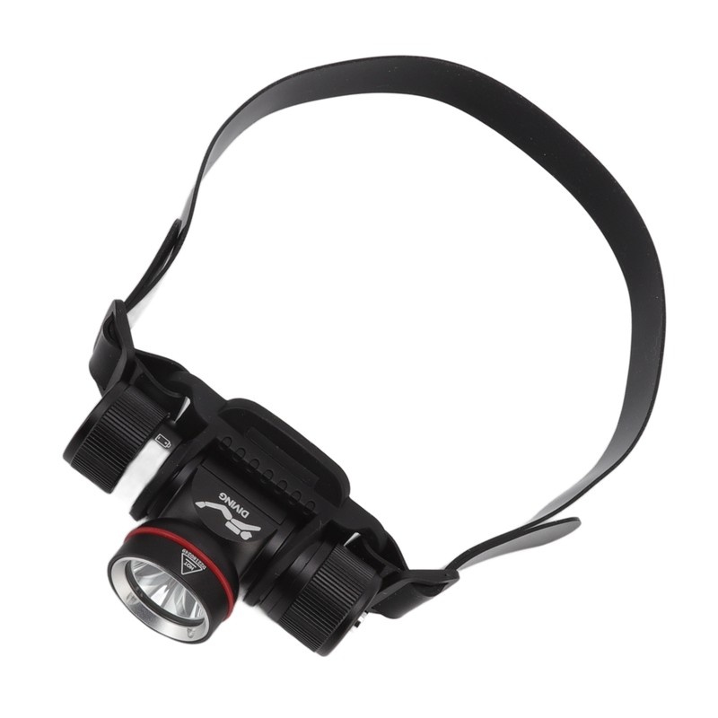 Diving Headlamp 1500LM Yellow Light LED Diving Head Lamp IPX8