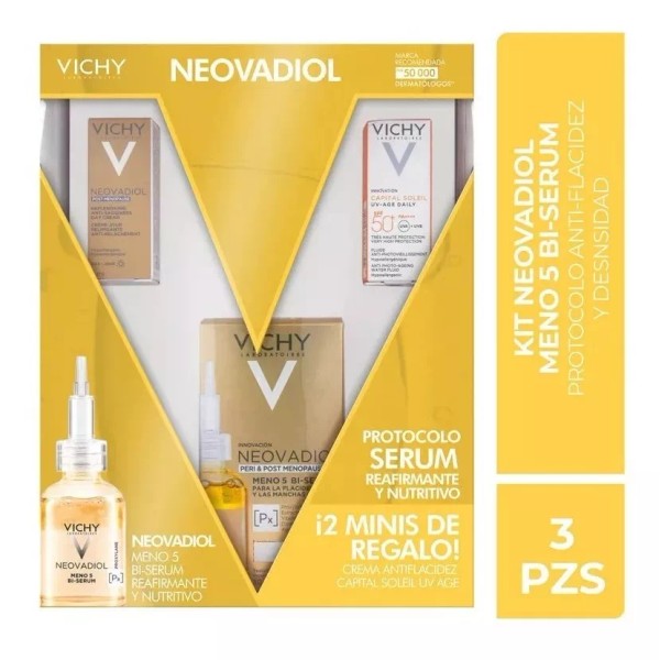 Vichy Kit Neovadiol Protocolo Nutritivo Y Reafirmante 3 Piezas