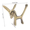 Donkey Ring Holder, Wear Resistant Metal Ring Holder Zinc Alloy