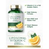 Vitamina C Liposomal 2200 Mg Inmunidad 90 Sofgels Hecho Usa