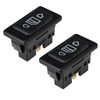 EMSea 2Pcs 6-Pin Electric Power Window Switch LED 12V 24V