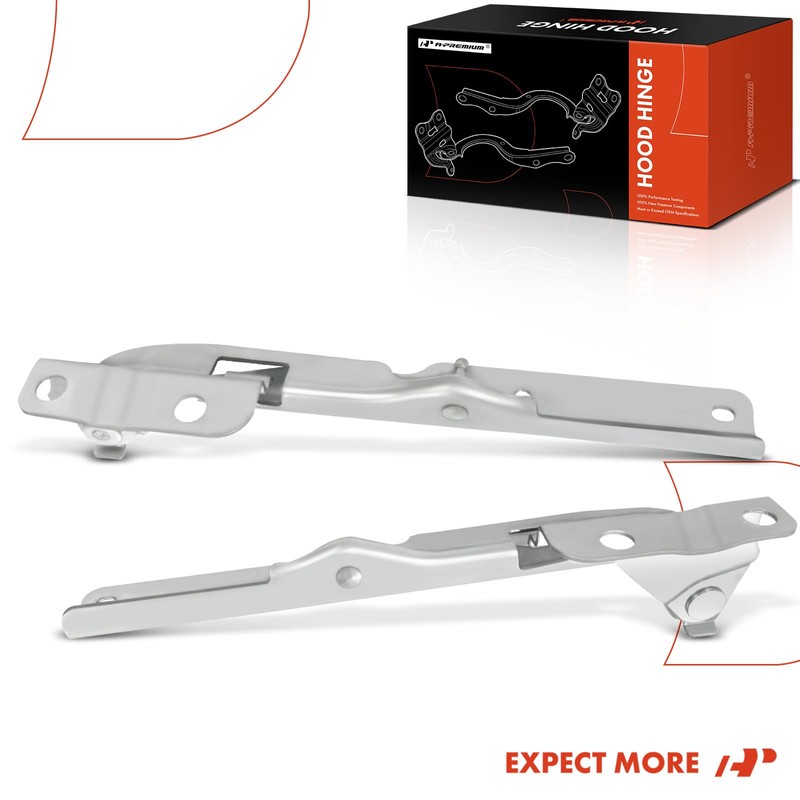 A-Premium Front Driver and Passenger Hood Hinges Compatible with Ford