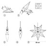 Star Trading Christmas Star Dot 3D Paper Star Christmas in