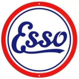 24" Esso Sign / Esso Signs Petro Petroliana Gas & Oil Garage Man Cave Mens Gift