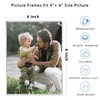 DZZ Clear Acrylic Photo Picture Frames Display Picture,Wall Mounting Clear