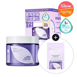 Isntree Onion New Fair Clear Pad 60 sheets / 이즈앤트리 어니언 뉴페어 클리어 패드 60매