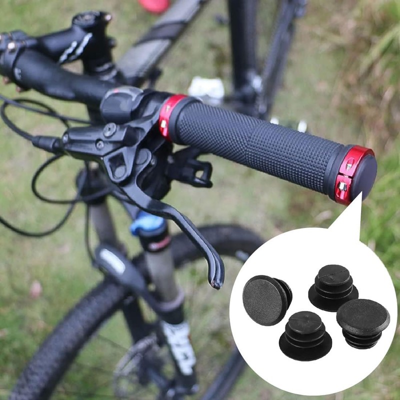 jushion Bicycle Handlebar End Cap, Pack of 15 Bicycle Handlebar
