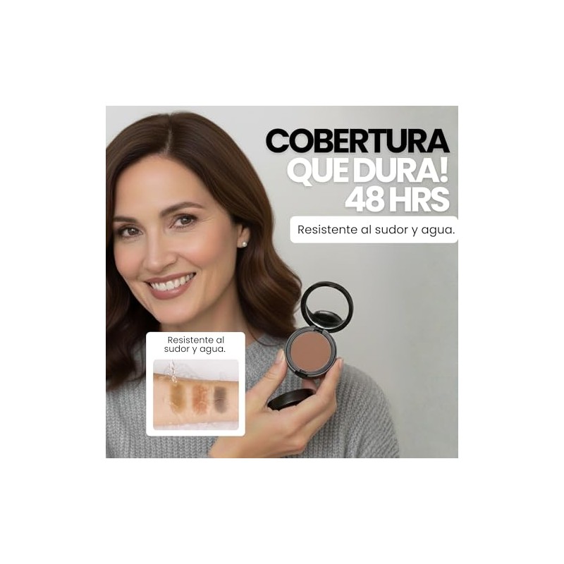 Henrys Polvo para Retocar Raíces Castaño Medio 10g, Define Línea