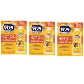 Alberto Vo5 Hot Oil Intense Conditioning Treatment, 0.5 Ounce, 2-count Tubes (Pack of 3)