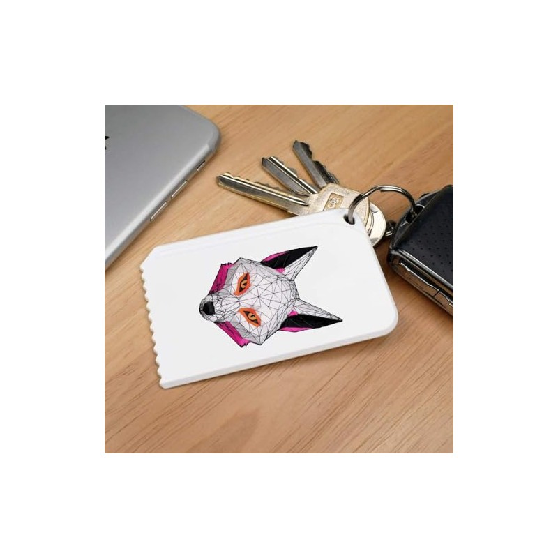 Azeeda 'Cyber Fox' Plastic Ice Scraper (IC00036230)