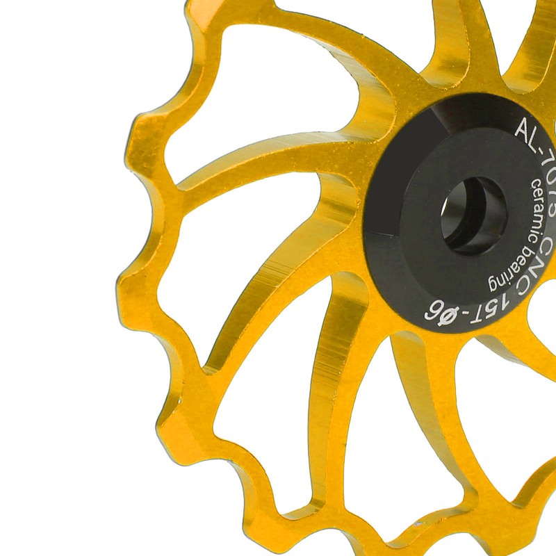 MEIJUN Rear Derailleur Guide Pulley Wheel 15T Ceramic Bearing for