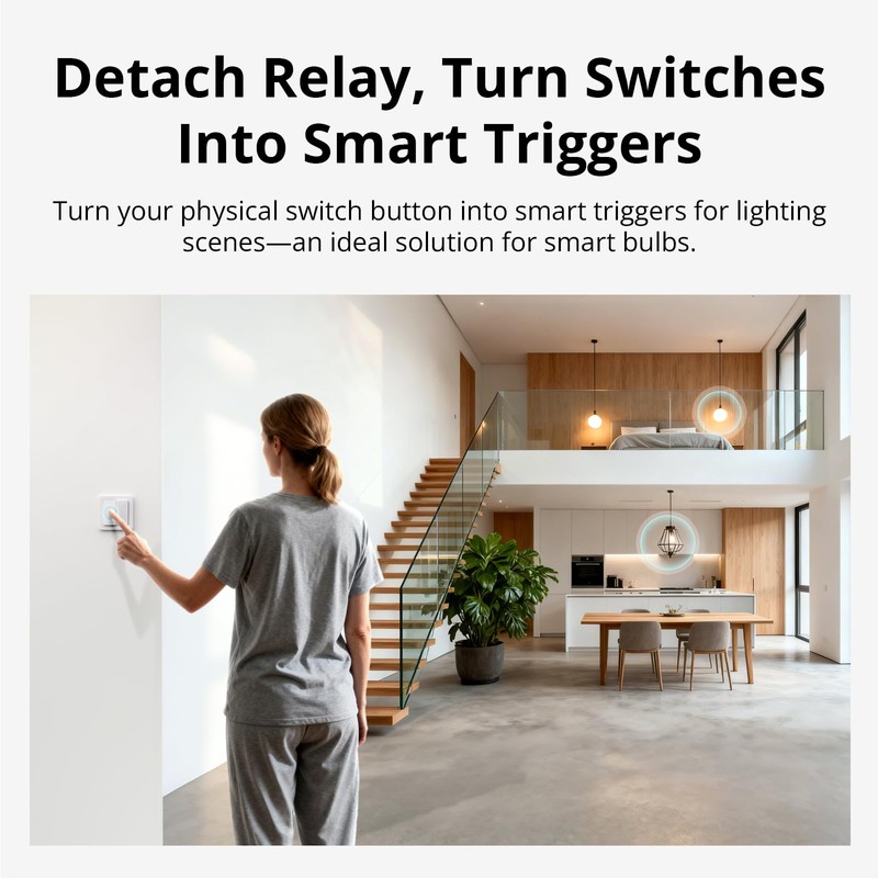 SONOFF MINI DUO-L Zigbee Smart Switch – No Neutral Wire,