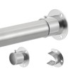 Closet Rod, 17 to 87 Inch Stainless Steel Adjustable Closet