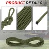sourcing map 6mm x 27.5m Polypropylene Rope,Solid Braided Utility Rope
