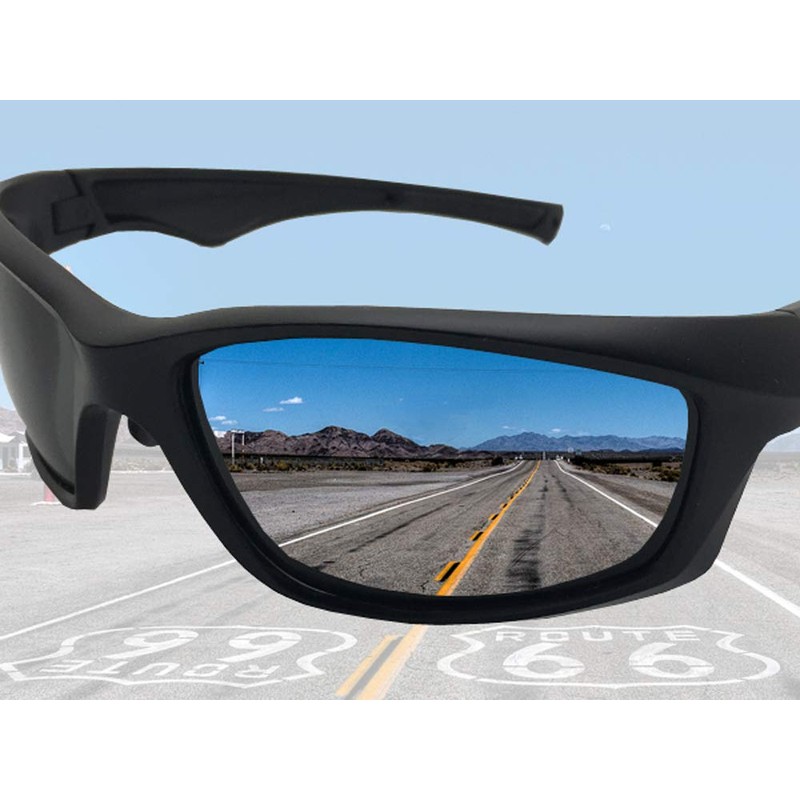 SPEED ADDICT FLEXIBLE NOSE PAD POLARIZED SUNGLASS, Matte black ×