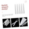 WOONEKY 5pcs Glass Nail Files Portable Nail Buffering Tools for