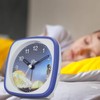 SELVA Children's Alarm Clock Starry Sky with Motifs Sweeping Second