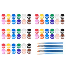 5 Pack Mini Acrylic Paint Set,12 Colors Acrylic Paints Strips for Kids&Adults Craft Paint,70 PCS Kids Painting Kit Container Strips Storage, Perfect for Home Birthday Classroom Party Favors……
