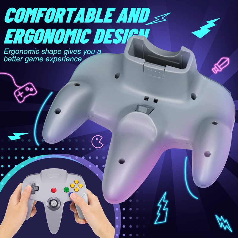 FISUPER N64 Controller Wired Classic Game Controller Joystick for N64