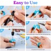 Limnyves 74 Pcs Electric Resin Drill Set with 3 Jaw