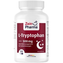Zeinp Harma Germany L Tryptophan 500mg 90 Capsules 1 x 54 G