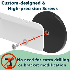 Magnet Mount for Skylight Calendar 15 inch, No Drill, Refrigerator Magnetic Mount, Accessories for Skylight Calendar