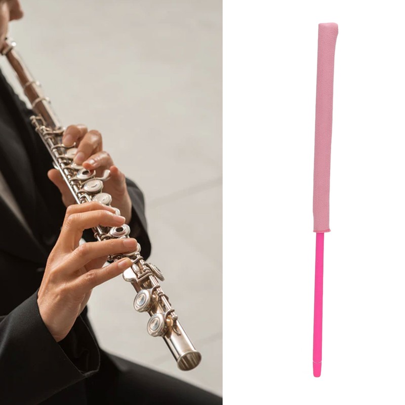 Flute Cleaning Rod Cloth Integrated Stick Tool Woodwind Musical Instrument